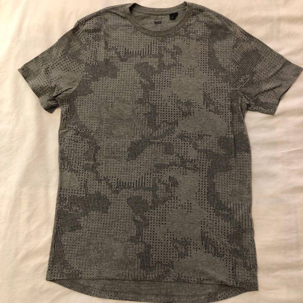 Levi's Gray Graphic Print Tee